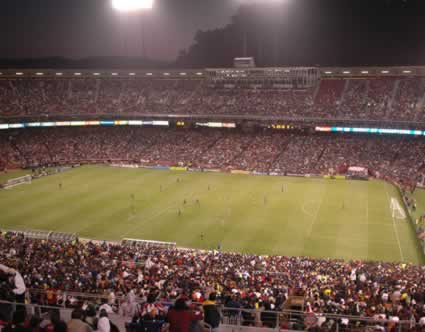 Soccer at Candlestick Park in San Francisco