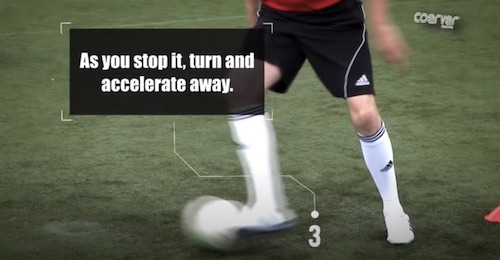 Coerver Change of Direction in Soccer