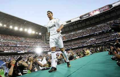 Cristiano Ronaldo Presentation at Real Madrid 