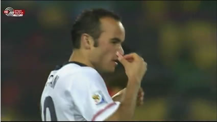 Landon Donovan Smelling Salt Ritual