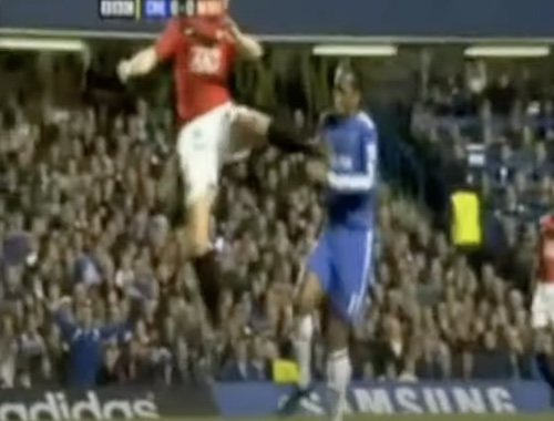 Evans Karate Kicks Drogba