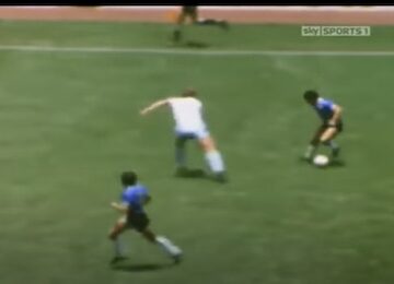 Maradona's Dribbling Run