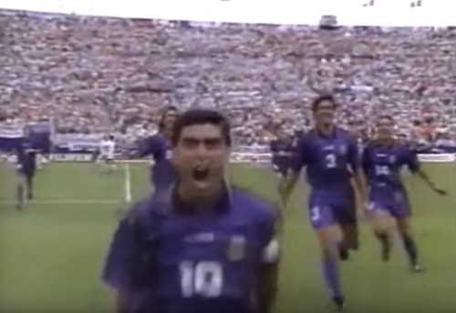 Maradona Celebration Face Versus Greece