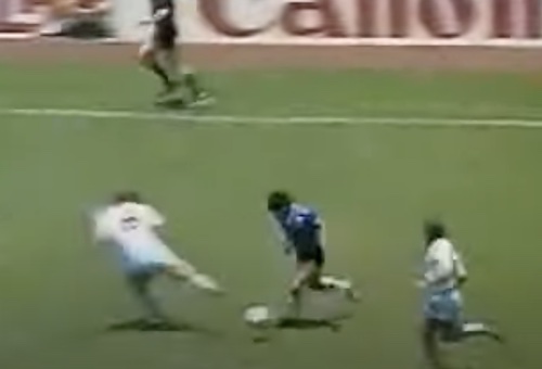 Maradona's Goal in the World Cup in Mexico