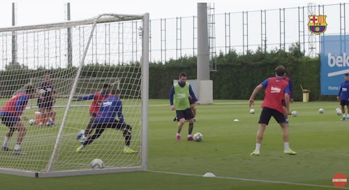 Messi Insane Training Tricks