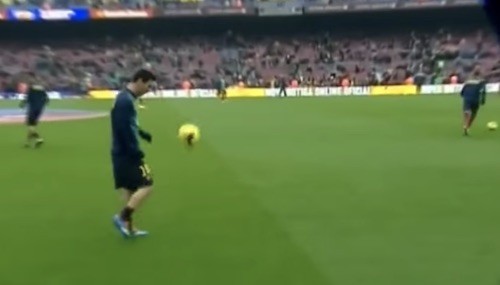 Messi Juggling Warmups