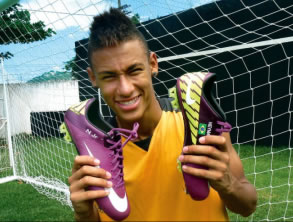 neymar boot size