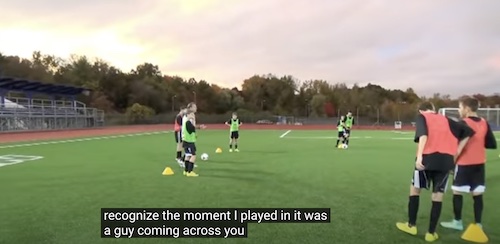 Timing the Pass in Soccer