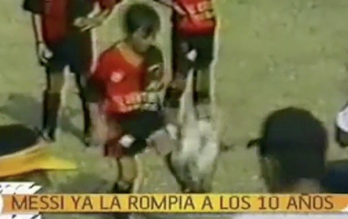 Young Messi Juggling
