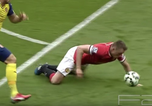 Phil Jones Head Tackle