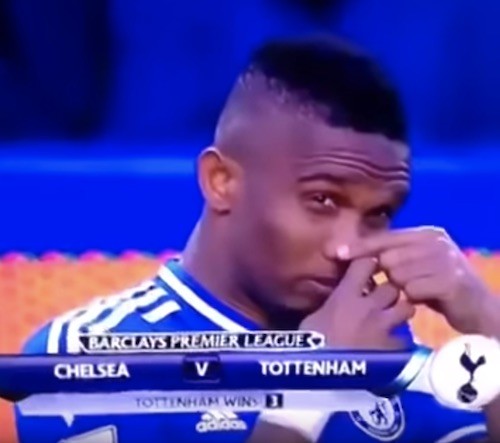 Samuel Etoo Sniffing