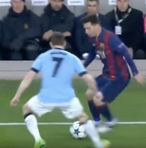 Messi Milner Nutmeg