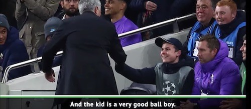 Tottenham Ball Boy