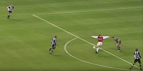 Bergkamp Goal Newcastle