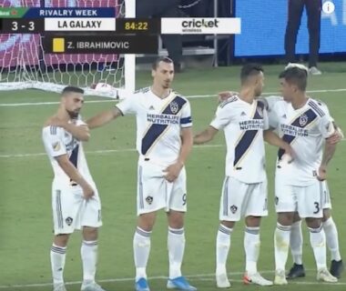 Ibra Shoves Teammate