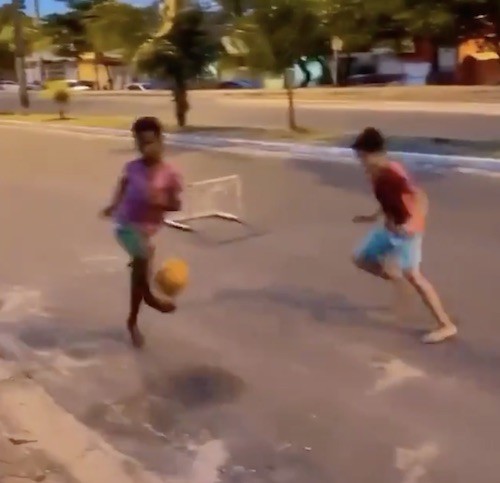 Barefoot Street Soccer