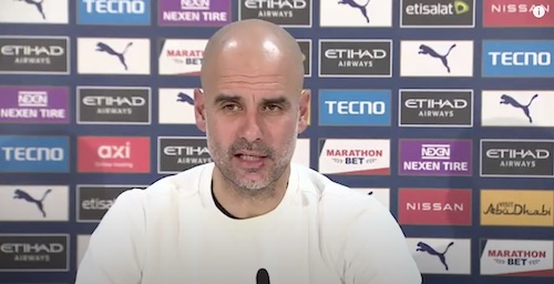 Pep Guardiola Says Team Needs To Walk - Soccer Training Info