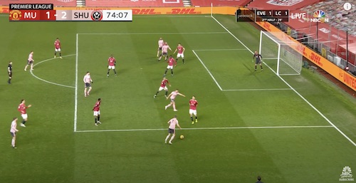 Terrible Defending by Manchester United