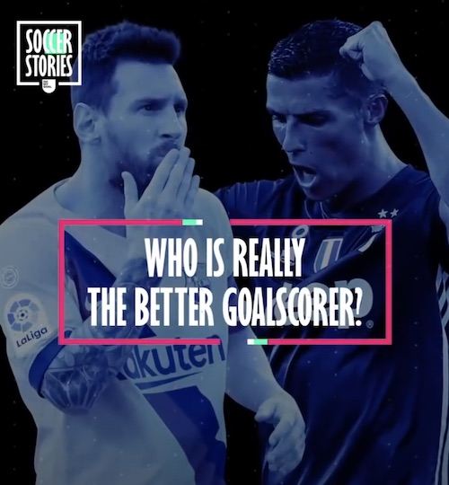 Cristiano Versus Messi Goalscoring