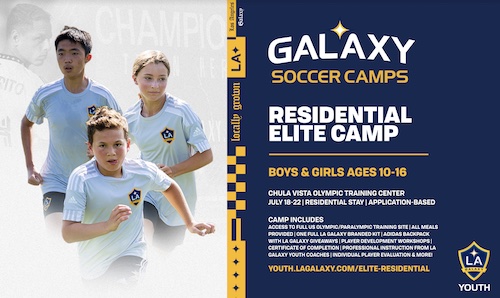 Galaxy Residential Soccer Camp