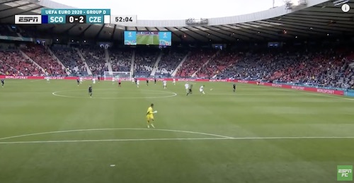 zech Republic's Patrik Schick Scores 50-yarder Verus Scotland