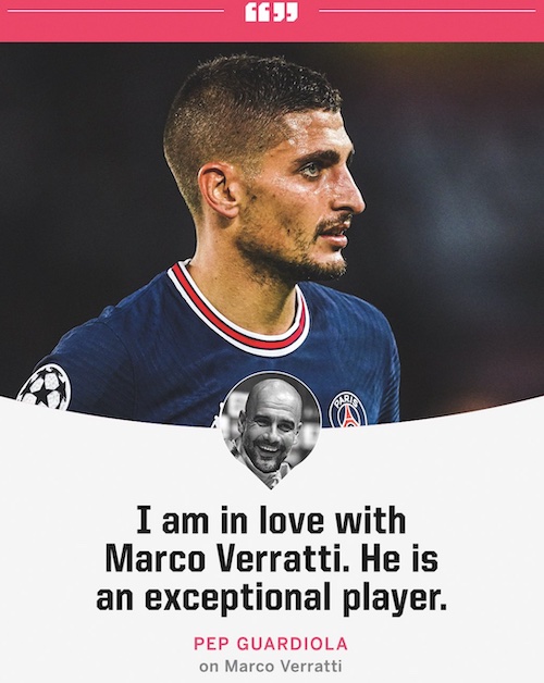 Guardiola Loves Verratti