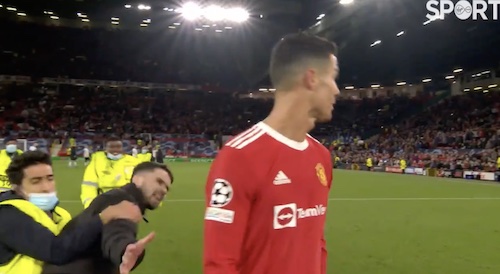 Cristiano Ronaldo Pitch Invader