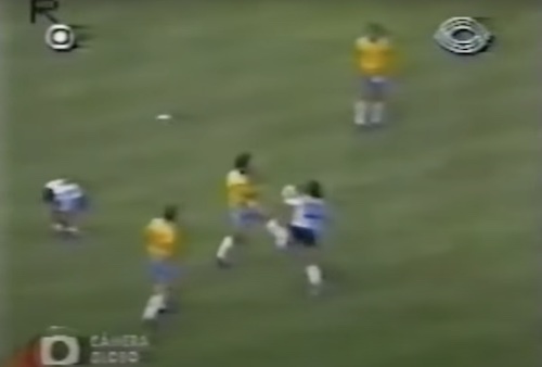 Maradona Brazil Red Card