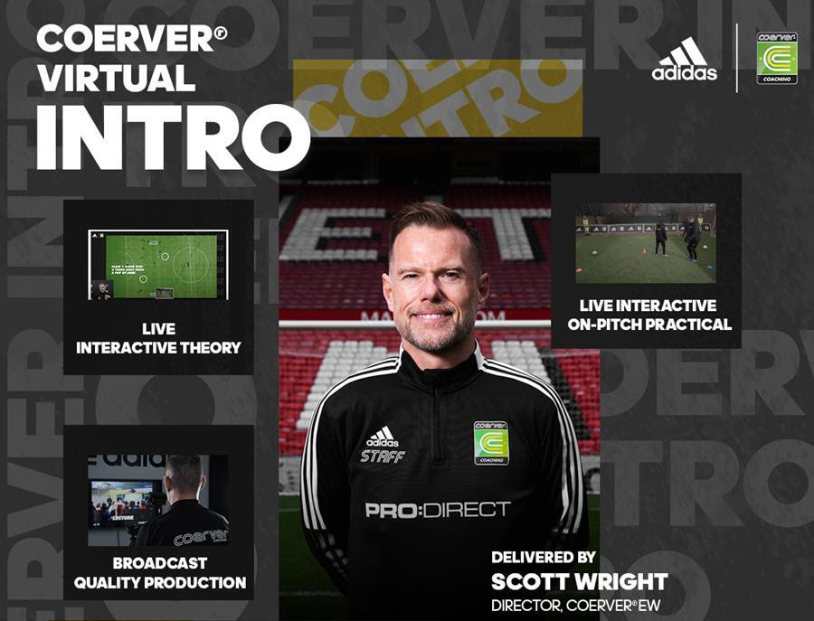 New "Live" Virtual Coerver Coaching Training Course Soccer Training Info