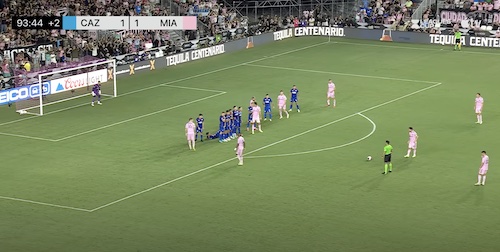 Messi Free Kick Inter Miami