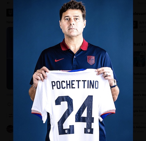 Pochettino new men's coach